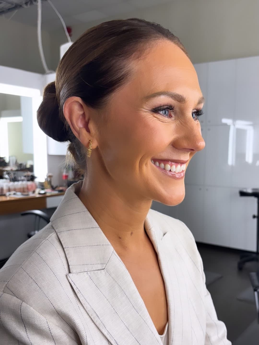 Färdig tv-look inför TV4:s Nyhetsmorgon